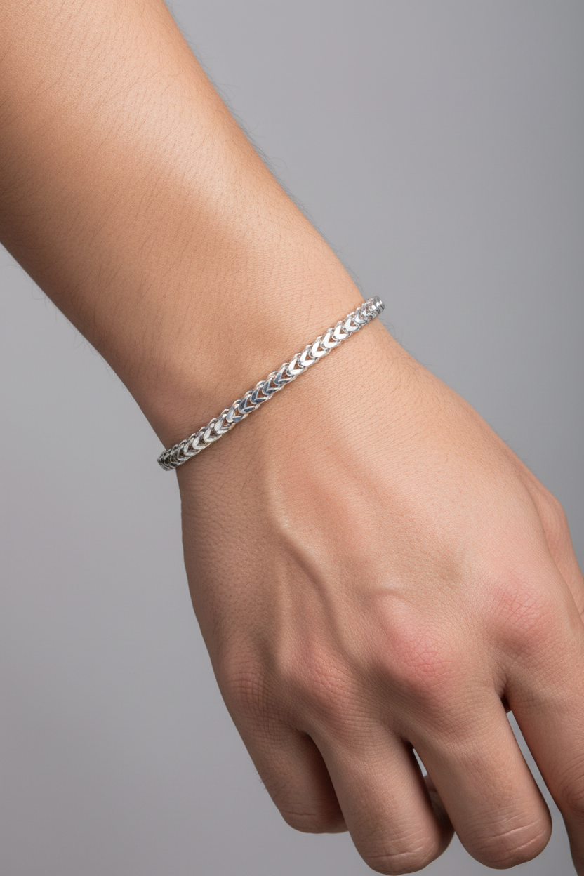 Oval Franco Bracelet 4mm