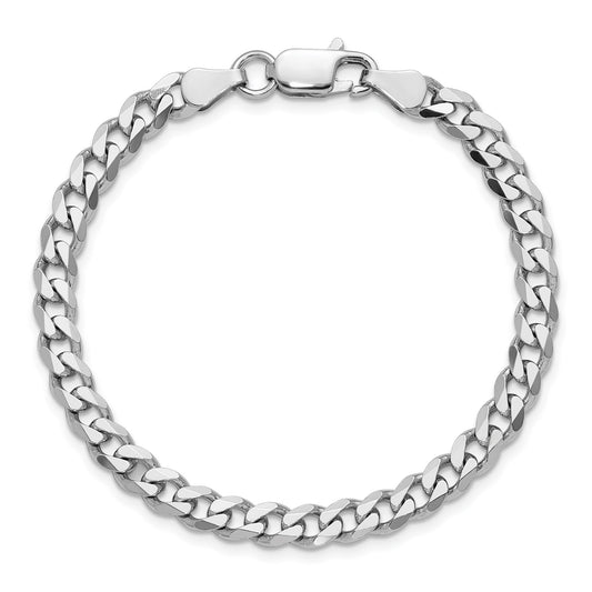 5mm Italian Sterling Silver Curb Bracelet