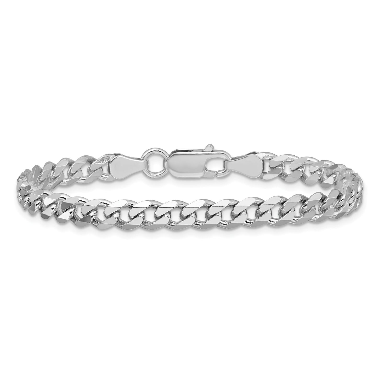 5mm Italian Sterling Silver Curb Bracelet