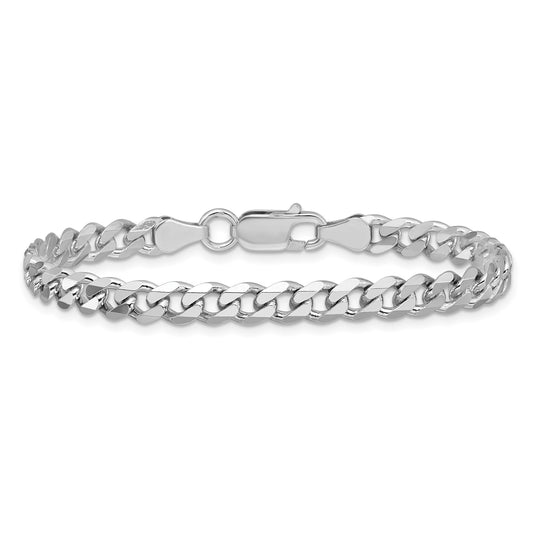 5mm Italian Sterling Silver Curb Bracelet