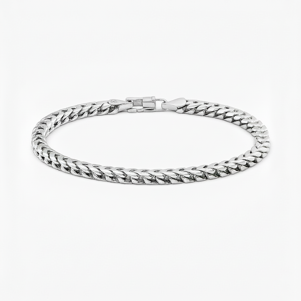Oval Franco Bracelet 4mm