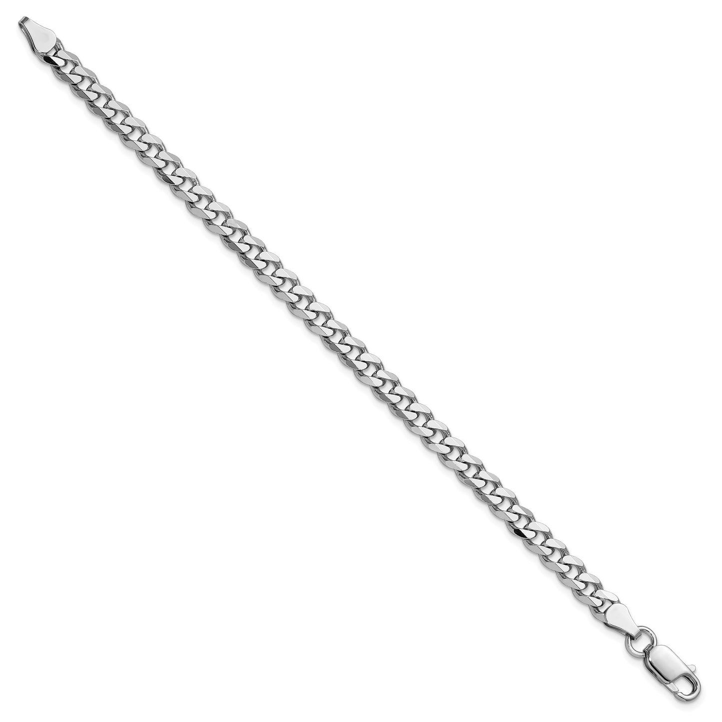 5mm Italian Sterling Silver Curb Bracelet