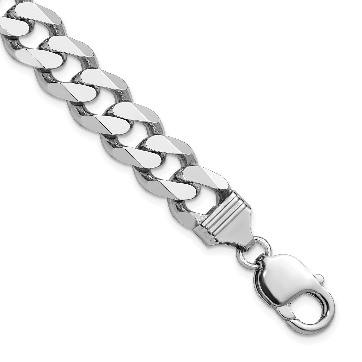 11mm Italian Sterling Silver Curb Chain