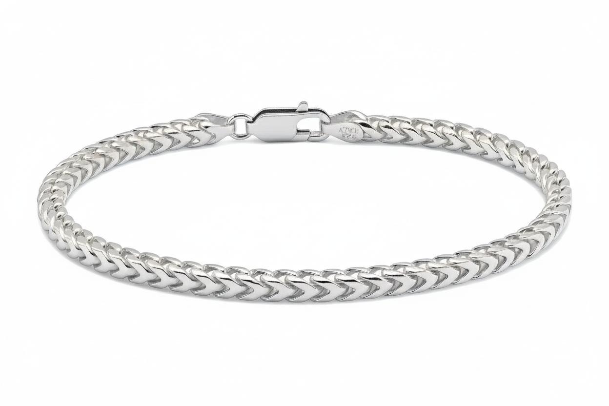 Oval Franco Bracelet 4mm