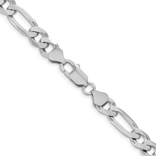 Italian Sterling Silver Figaro Chain 10MM
