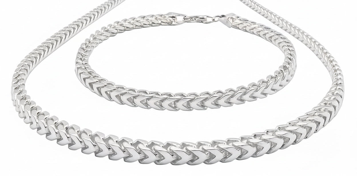 Oval Franco Bracelet 4mm