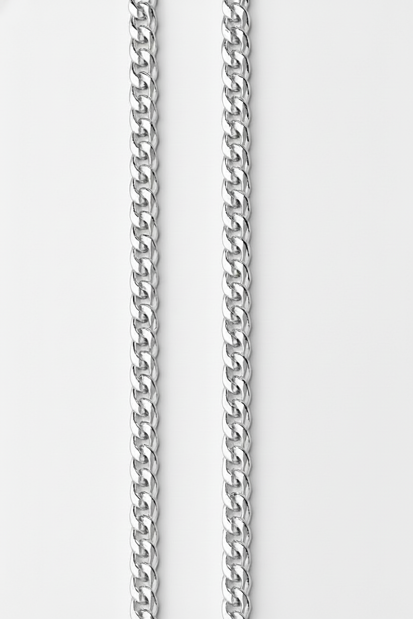 5mm Italian Sterling Silver Curb Chain