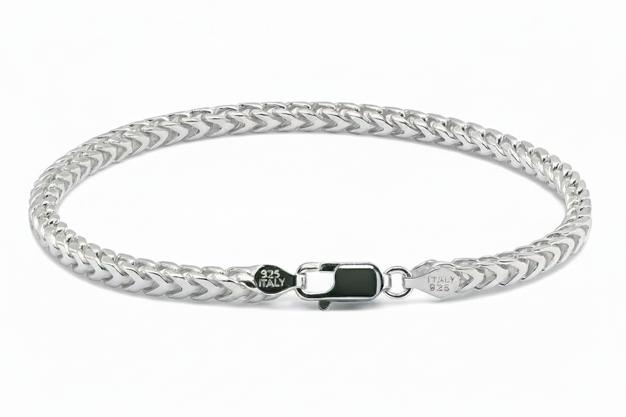 Oval Franco Bracelet 4mm
