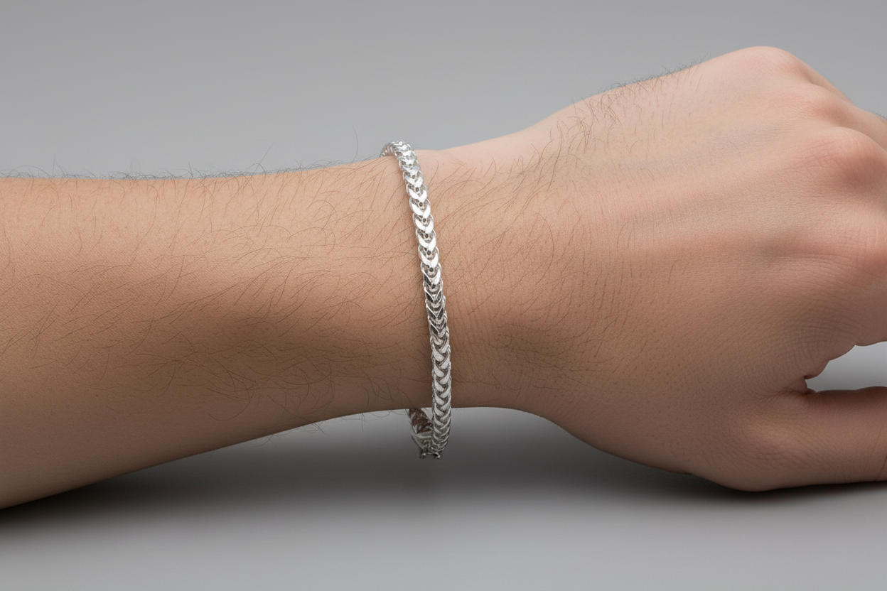 Oval Franco Bracelet 3mm