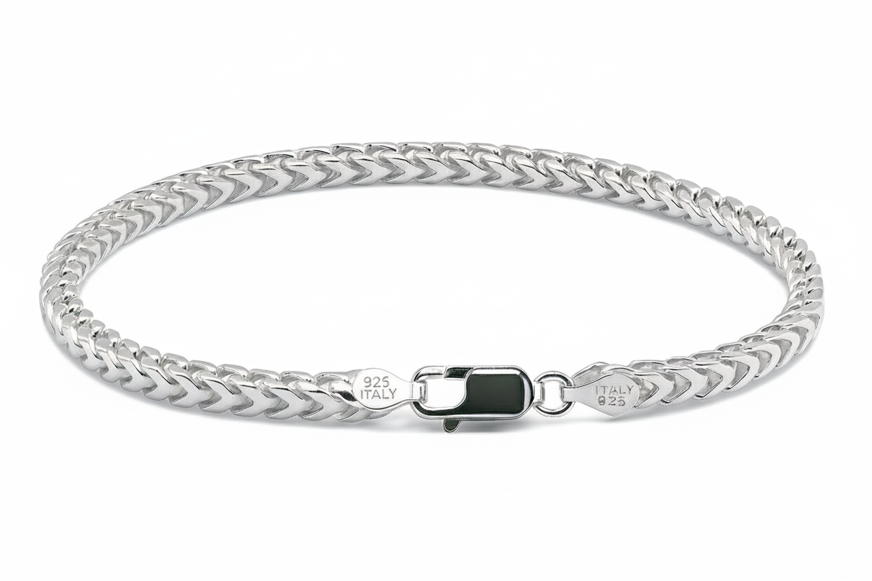 Oval Franco Bracelet 3mm