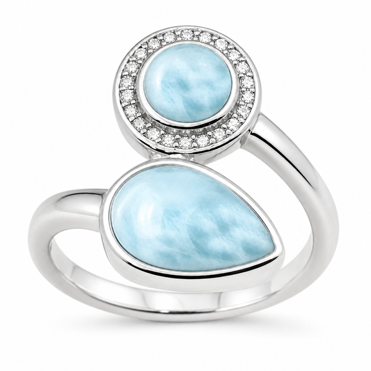 The Harmony Larimar Ring